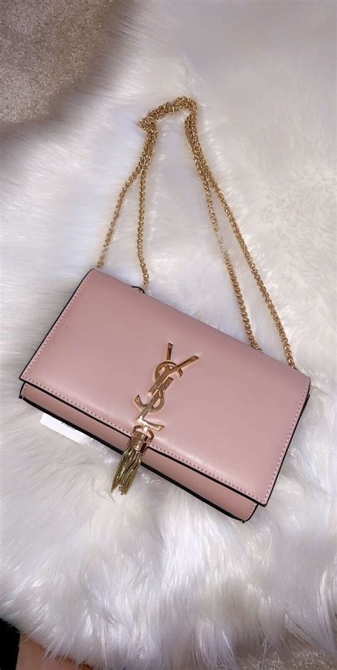 ysl pink crossbody.